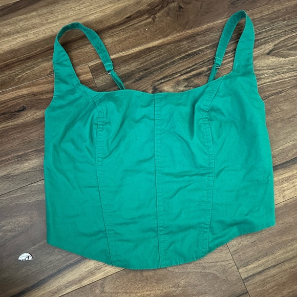 Abercrombie Green Top - Picture 1 of 2